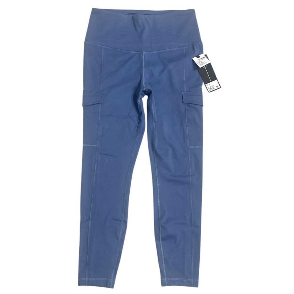 Velocity Women’s Active Stretch High Road Ankle Tights NWT Blue Indigo